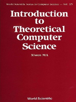cover image of Introduction to Theoretical Computer Science